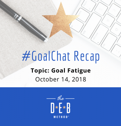 #GoalChat Recap – Goal Fatigue