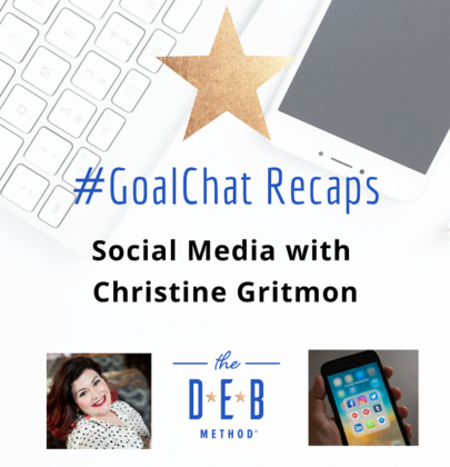 #GoalChats on Social Media with Christine Gritmon