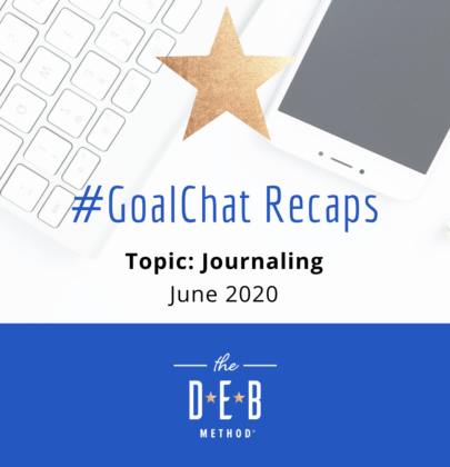 June 14 & 15 #GoalChats on Journaling – With Nita Sweeney, You Should Be Writing