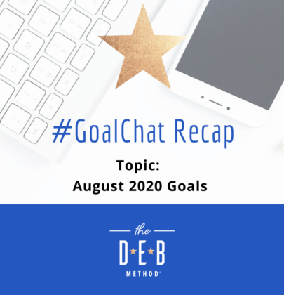 #GoalChat Recap – August 2020 Goals
