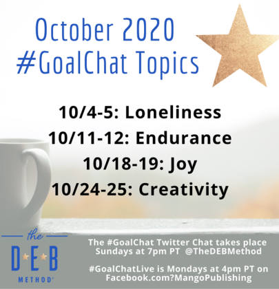October 2020 #GoalChat Topics