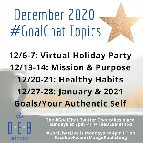 December 2020 #GoalChat Topics