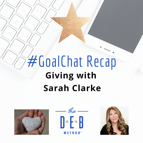 Giving with Sarah Clarke