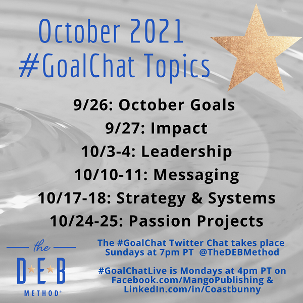 October #GoalChat Topics