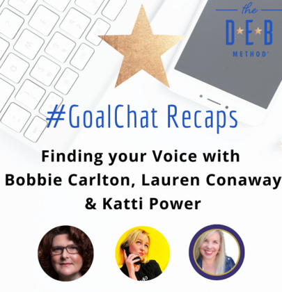 Finding Your Voice with Bobbie Carlton, Lauren Conaway, and Katti Power