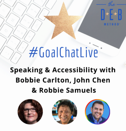 Speaking & Accessibility with Bobbie Carlton, John Chen, and Robbie Samuels