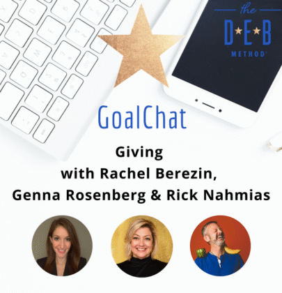 Giving with Rachel Berezin, Genna Rosenberg & Rick Nahmias